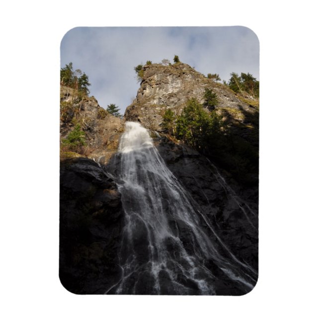 Rocky Brook Falls, Brinnon, WA Magnet (Vertical)