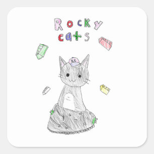 Rocky Cats sticker