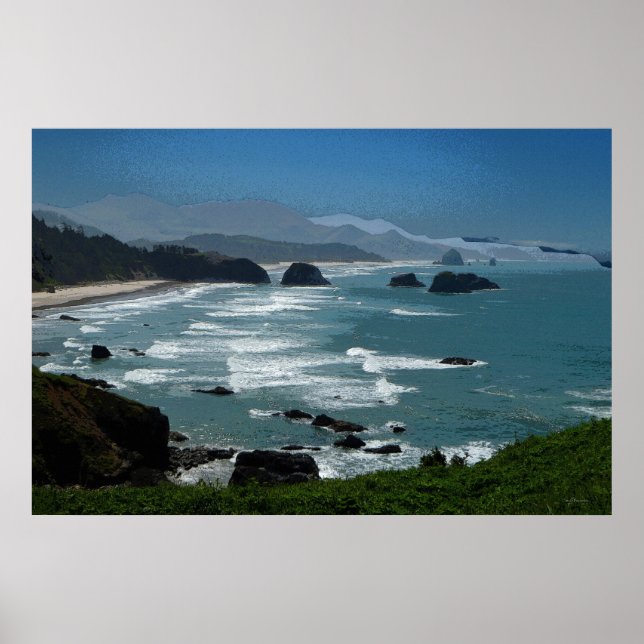 Rocky Coast 36 x 24 Poster (Front)