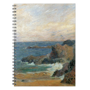 Rocky Coast by Paul Gauguin, Vintage Impressionism Notebook