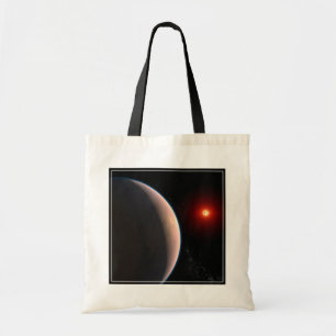 Rocky Exoplanet Gj 486 B Orbiting A Red Dwarf Star Tote Bag