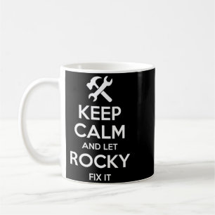 Rocky Fix Quote Funny Birthday Personalised Name Coffee Mug