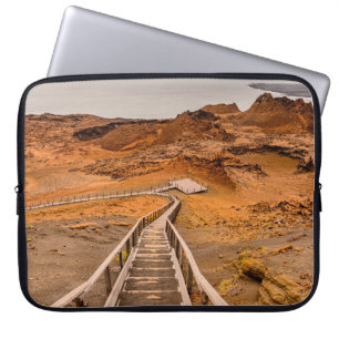 Rocky formations of the Bartalome Island, Galapago Laptop Sleeve