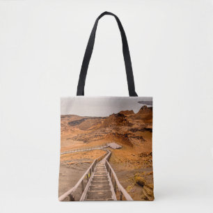 Rocky formations of the Bartalome Island, Galapago Tote Bag