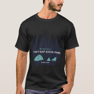 Rocky Gap State Park Happy Place T-Shirt