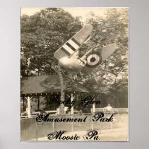 Rocky Glen Amusement Park Moosic Pa. Poster