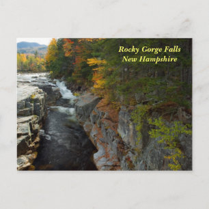 Rocky Gorge Falls, NH   Postcard