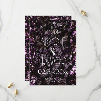 Rocky Grunge Texture Save the Date