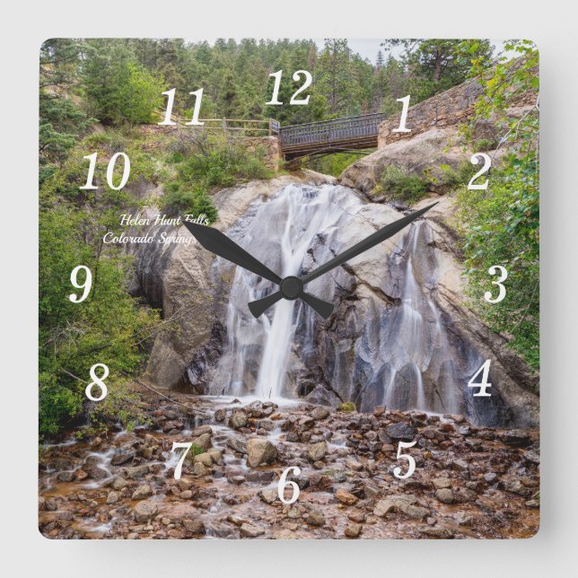 Rocky Helen Hunt Falls Wall Clock (Front)