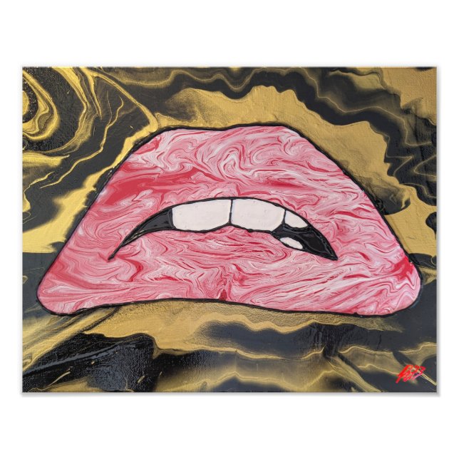 Rocky Horror Lips 1 Photo Print (Front)