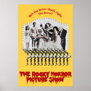 Rocky Horror Picture Show Movie Poster re-Print 1
