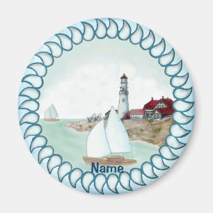 Rocky Lighthouse  Magnet