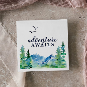 Rocky Mountain Adventure Awaits Baby Shower Napkin