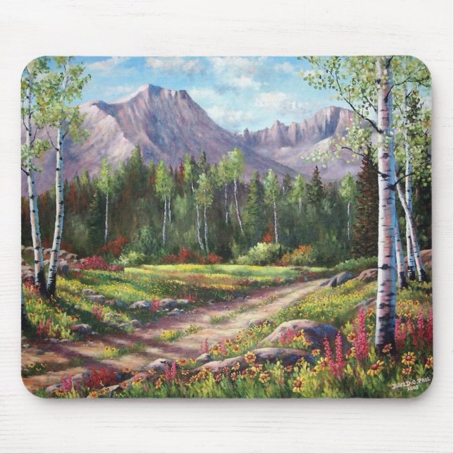 ROCKY MOUNTAIN BACKROAD MOUSE PAD (Front)