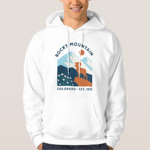Rocky Mountain Bighorn Sheep Mid-Century Park Hoodie