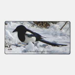 Rocky Mountain Black Billed Magpie Desk Mat