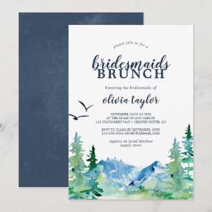 Rocky Mountain Bridesmaids Brunch Invitation