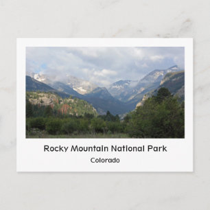 Rocky Mountain Clouds Postcard