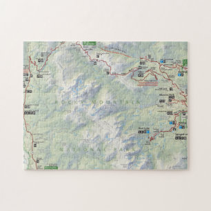 Rocky Mountain (Colorado) map puzzle