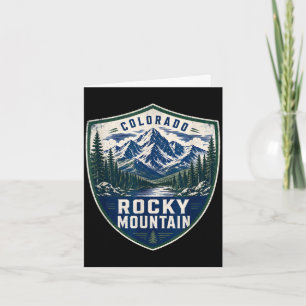 Rocky mountain colorado outdoor adventure hiking card
