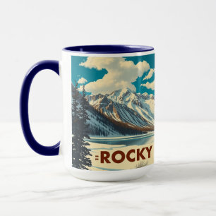 Rocky Mountain Continental Divide Elevation Mug