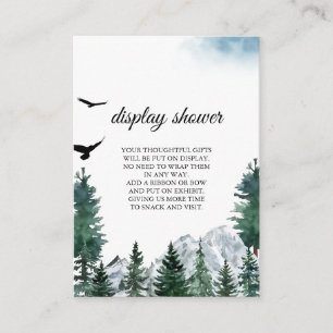 Rocky Mountain Display Shower Card