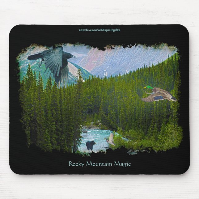 Rocky Mountain Forest & Wildlife Mousepad (Front)