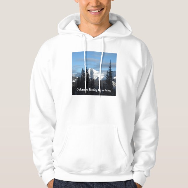Rocky Mountain High, Colorado Rocky Mountains Hoodie (Front)