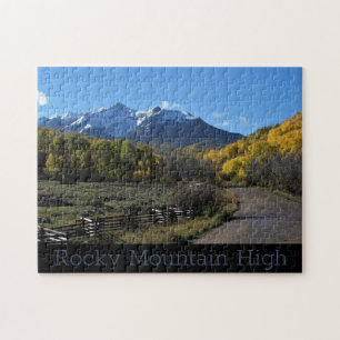 Rocky Mountain High San Juan Mountains Colorado Jigsaw Puzzle