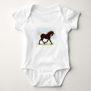 Rocky Mountain Horse Equestrian Baby Bodysuit