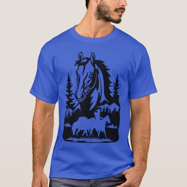 Rocky Mountain Horse funny T-Shirt (Front)