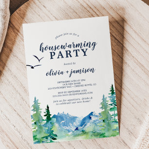 Rocky Mountain Housewarming Party Invitation