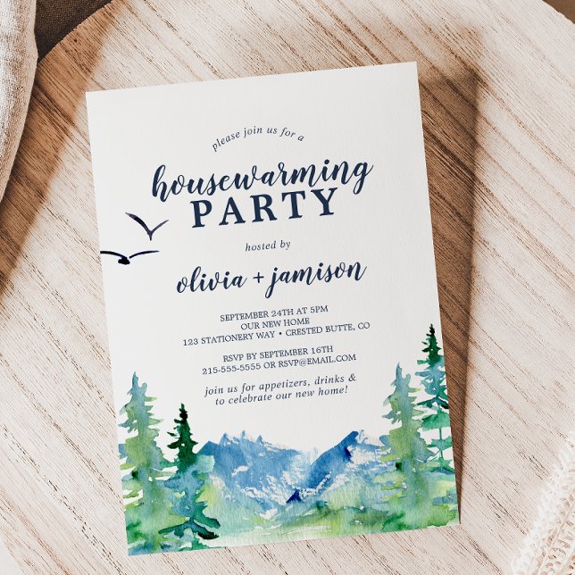 Rocky Mountain Housewarming Party Invitation (Creator Uploaded)