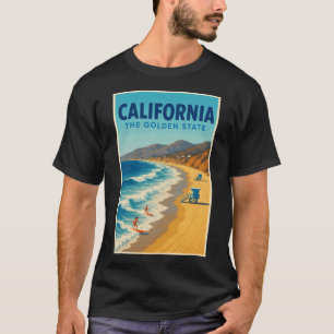 Rocky Mountain Lake Vintage Travel T-Shirt