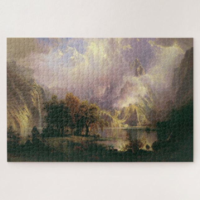Rocky Mountain Landscape Jigsaw Puzzle (Horizontal)