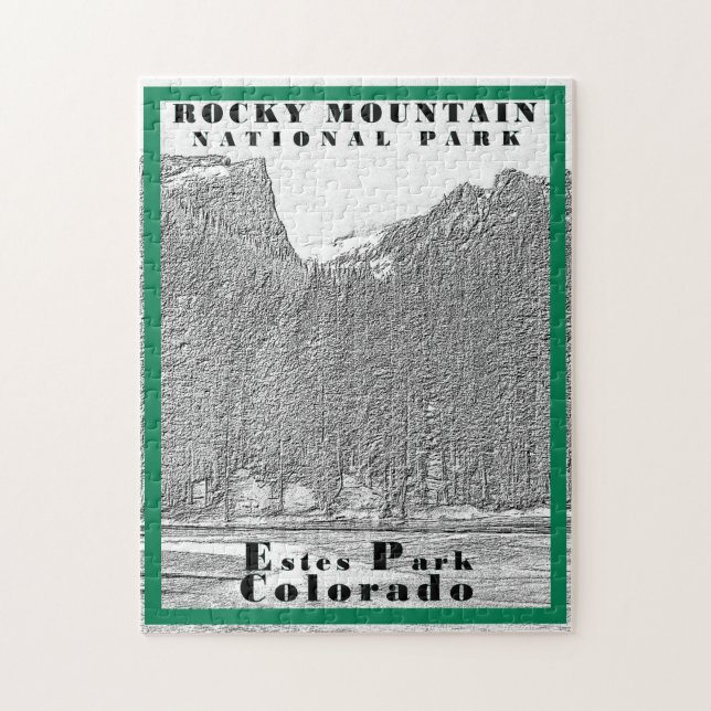 Rocky Mountain National Park - 11x14 - 252 pc Jigsaw Puzzle (Vertical)