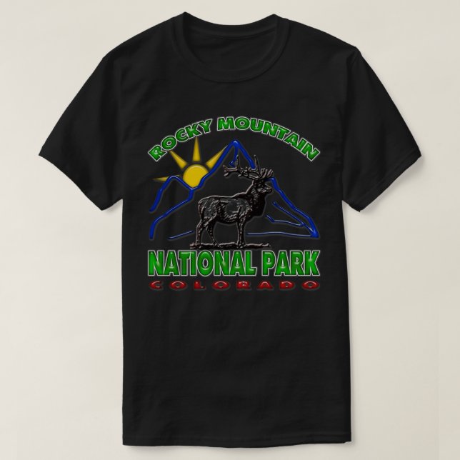 Rocky Mountain National Park 1 T-Shirt (Design Front)