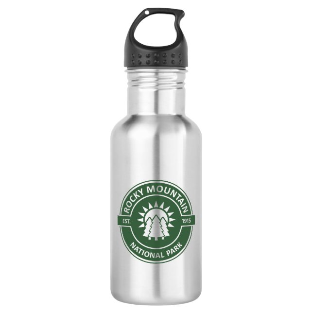 Rocky Mountain National Park 532 Ml Water Bottle (Front)