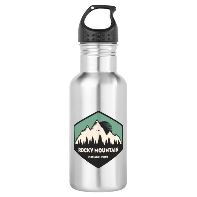 Rocky Mountain National Park 532 Ml Water Bottle (Front)