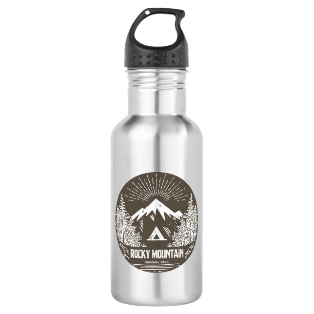 Rocky Mountain National Park 532 Ml Water Bottle (Front)