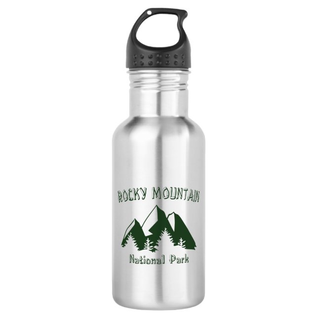Rocky Mountain National Park 532 Ml Water Bottle (Front)
