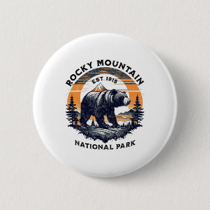 Rocky Mountain National Park 6 Cm Round Badge