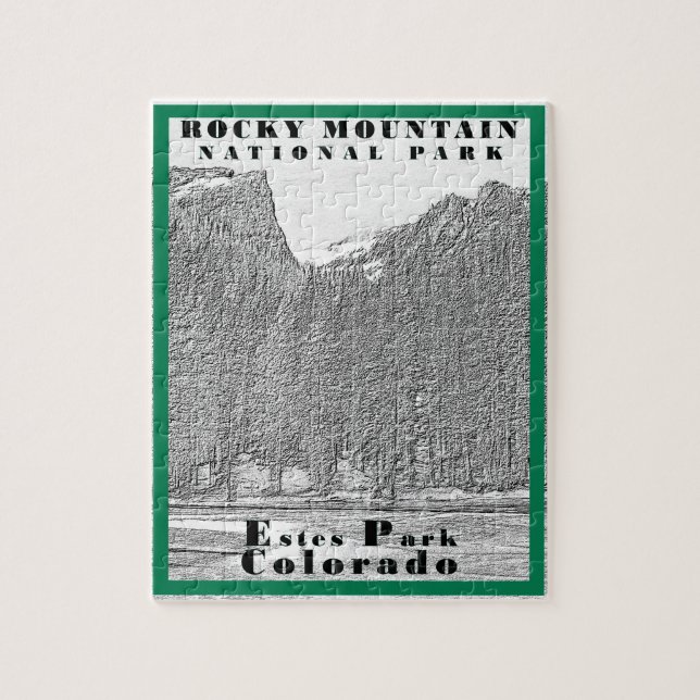 Rocky Mountain National Park - 8x10 - 110 pc Jigsaw Puzzle (Vertical)