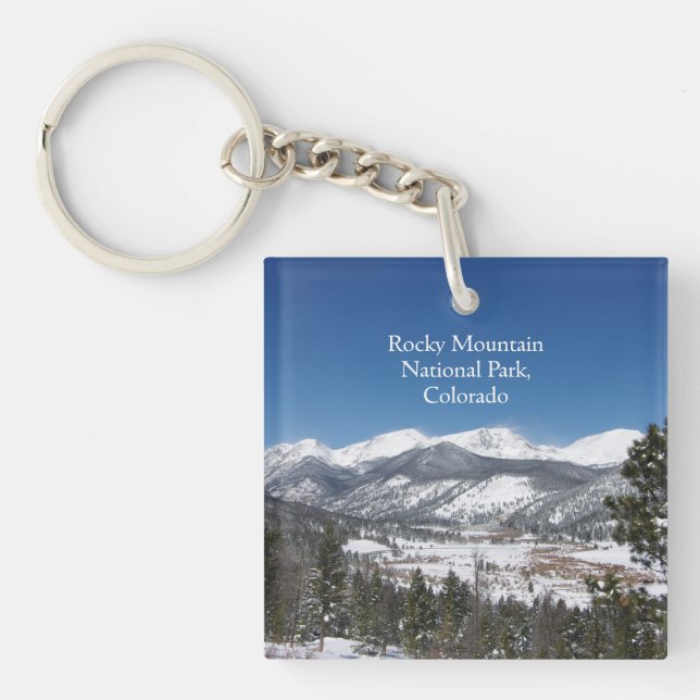 Rocky Mountain National Park acrylic key chain (Front)
