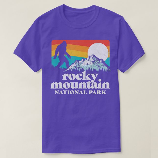 Rocky Mountain National Park Bigfoot Mountains  T-Shirt (Design Front)