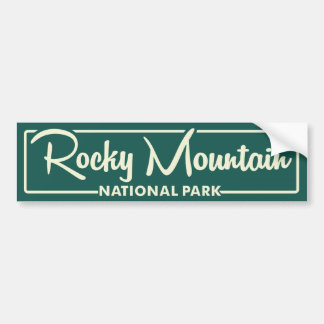 Rocky Mountain National Park Bumper Sticker