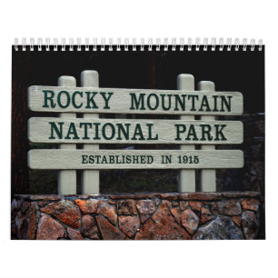 Rocky Mountain National Park Calendar