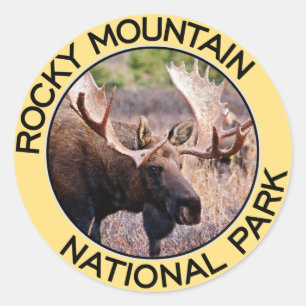 Rocky Mountain National Park Classic Round Sticker