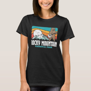 Rocky Mountain National Park Colorado Banjo Bear T-Shirt