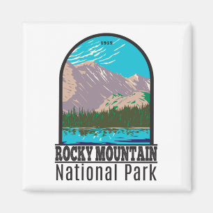 Rocky Mountain National Park Colorado Bear Lake  Magnet